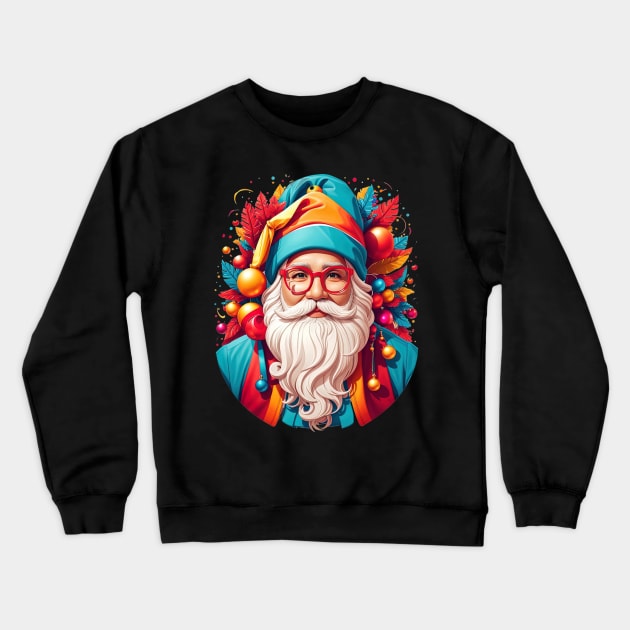 Discover Yuletide Magic: A Festive Christmas Illustration Wonderland Crewneck Sweatshirt by EmilyCharlotty